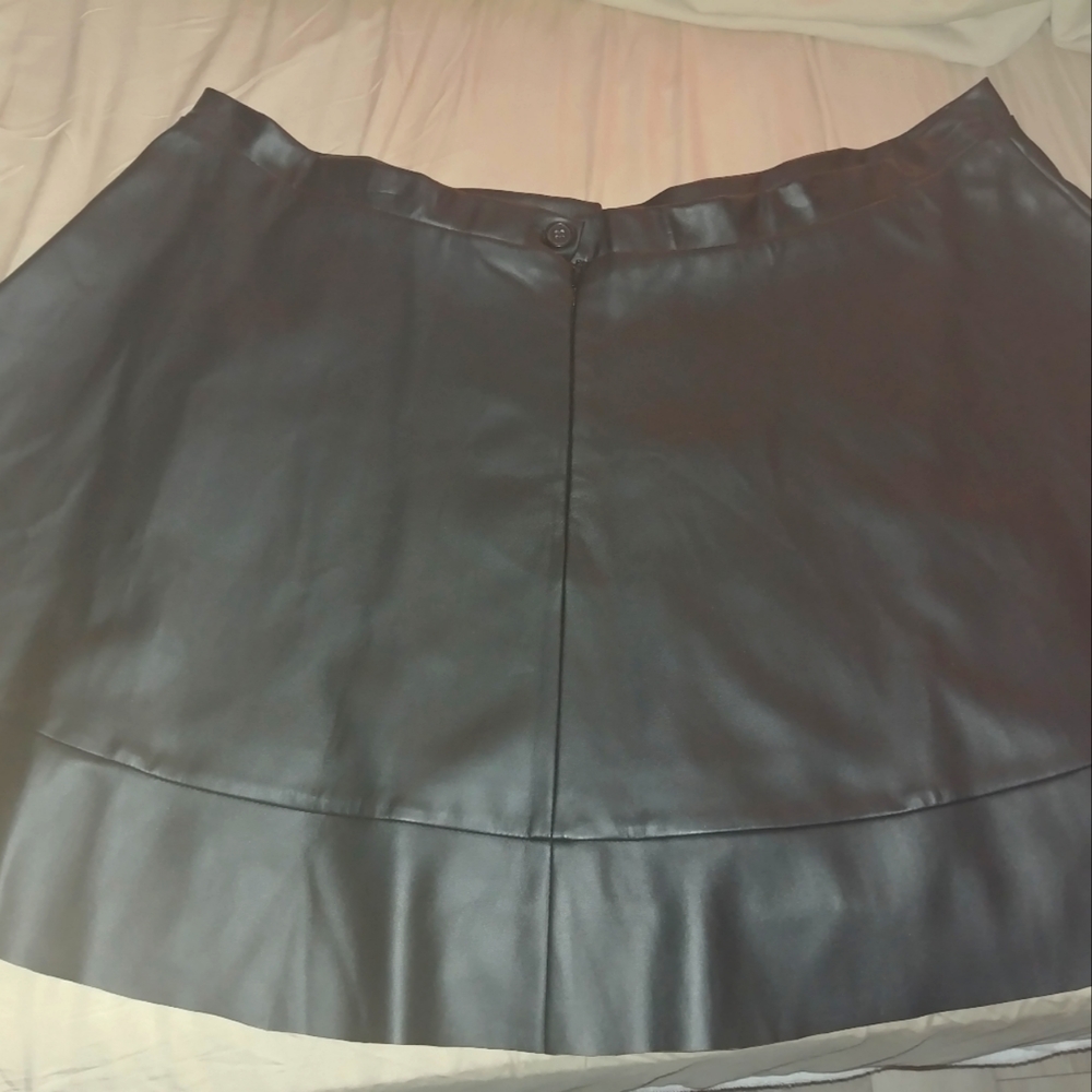 Pleather skirt